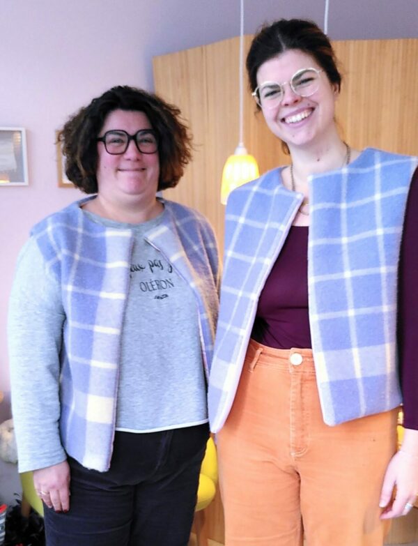 upcycling : Créez votre gilet en plaid !
