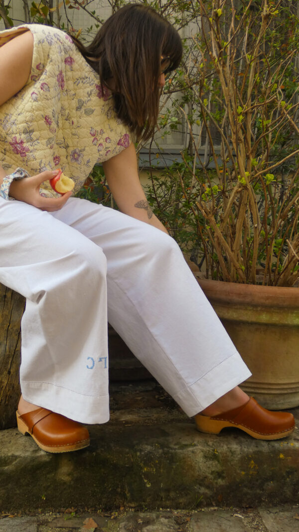 Pantalon Madeleine blanc